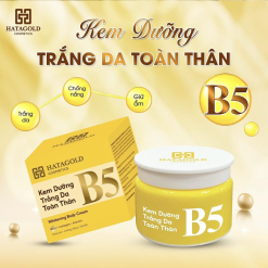 Kem Body Dưỡng Sáng Da B5 Hatagold Cosmetics Màu Kem 100g - 8936214120369