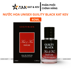 Nước Hoa Unisex Kat Kev Parfume Gulity Back 40ml - Hương Thơm Thanh Mát Tươi Mới - 8936213270348