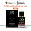 Nước Hoa Nam Kat Kev Parfume Giò Black 40ml - Mùi Thơm Nam Tính Cuốn Hút - 8936213270225