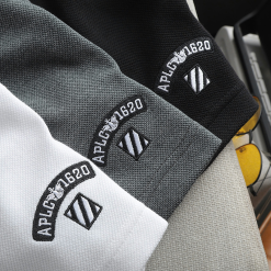 Set Bộ Nam Áo Cổ Tròn Phối Màu Thêu Chữ Trước Ngực & Quần Short Thêu Nổi Logo Chữ Có Big Size - SBN150AB446QB438