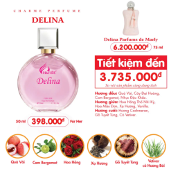 Nước Hoa Nữ Charme Delina 50ml - Hương Thơm Nữ Tính Tươi Mát - 8936194698629