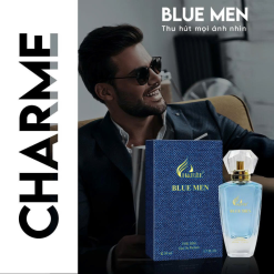 Nước Hoa Nam Charme Blue Men 50ml - Hương Thơm Bí Ẩn Lịch Lãm Bí Ẩn - 8936194698698