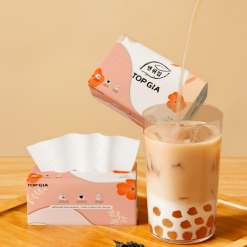 Thùng 16 Gói Khăn Ăn Top Gia - Khăn Giấy Ăn Sắc Hạ 240 tờ x 4 lớp - KGR07