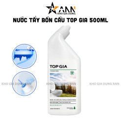 Nước Tẩy Bồn Cầu Top Gia - Chai Khử Mùi Bồn Cầu Diệt Khuẩn Siêu Sạch Tiết Kiệm 500ml - TBC03