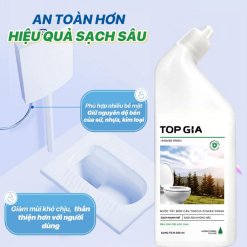Nước Tẩy Bồn Cầu Top Gia - Chai Khử Mùi Bồn Cầu Diệt Khuẩn Siêu Sạch Tiết Kiệm 500ml - TBC03