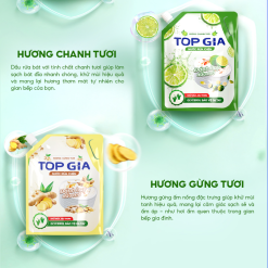Combo 2 Túi Nước Rửa Chén Top Gia Dung Tích 2L/Túi - NRC01