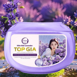 Viên Giặt Top Gia Hương Lavender - Hộp 40 Viên Giặt Quần Áo - VGQA01