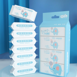 Túi 10 Khăn Ướt Bỏ Túi Du Lịch - Khăn Giấy Ướt Mini Ngẫu Nhiên - Chất Liệu Vải Không Dệt - KUBTMN02