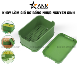 Khay Trồng Giá Đỗ Bằng Nhựa Nguyên Sinh - Khay Trồng Rau Mầm - KTR01