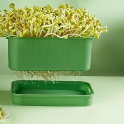 Khay Trồng Giá Đỗ Bằng Nhựa Nguyên Sinh - Khay Trồng Rau Mầm - KTR01