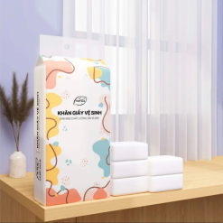 Set 6 Túi Khăn Giấy Rút Treo Tường 4 Lớp Top Gia 1 Túi 1280 Tờ Đa Năng 34x8x16cm - KGR08