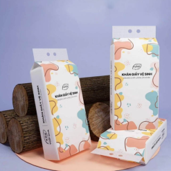 Set 6 Túi Khăn Giấy Rút Treo Tường 4 Lớp Top Gia 1 Túi 1280 Tờ Đa Năng 34x8x16cm - KGR08
