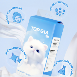 Set 6 Túi Khăn Giấy Rút Treo Tường Màu Xanh Có 4 Lớp Top Gia - KGR09