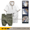 Set Bộ Nam - Áo Thun Nam Polo Cổ Bẻ Thêu Logo Đại Bàng Và Áo Thun Nam Polo Cổ Bẻ Thêu Logo Đại Bàng - SBN152