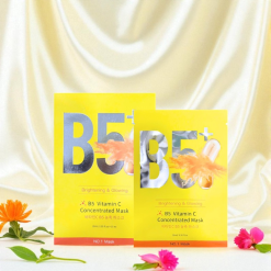 Hộp 10 Miếng Mặt Nạ Phục Hồi B5+ Vitamin C Concentrated Mask 28ml/Miếng - Màu Vàng - 8801457522938