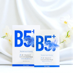 Hộp 10 Miếng Mặt Nạ Phục Hồi B5+ Vitamin C Concentrated Mask 28ml/Miếng - Màu Xanh - 8801457522914
