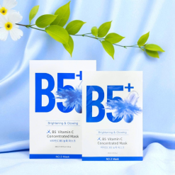 Hộp 10 Miếng Mặt Nạ Phục Hồi B5+ Vitamin C Concentrated Mask 28ml/Miếng - Màu Xanh - 8801457522914