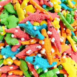 Kẹo Dẻo Cá Sấu 200g - Hộp Trái Tim Hộp Quà Tết 2026 - KDCSHTT200G