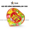 Kẹo Dẻo Bông Marshmallow 130g - Hộp Trái Tim Hộp Quà Tết 2026 - KDBMHTT130G