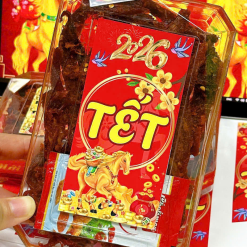 Khô Bò Xé Sợi 200g - Hộp Chữ Nhật Nhỏ Hộp Quà Tết 2026 - KBXSHCNN200G