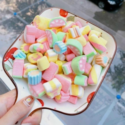 Kẹo Dẻo Bông Marshmallow 120g - Hộp Bát Giác Hộp Quà Tết 2026 - KDBMHBG120G