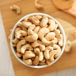 Hạt Điều Rang Muối Đã Tách Vỏ Lụa 230g - Hộp Tròn Nhỏ Hộp Quà Tết 2026 - HDRMTVHTN230G