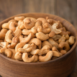 Hạt Điều Rang Muối Đã Tách Vỏ Lụa 230g - Hộp Tròn Nhỏ Hộp Quà Tết 2026 - HDRMTVHTN230G