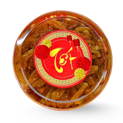 Nho Khô Vàng 230g - Hộp Tròn Nhỏ Hộp Quà Tết 2026 - NKCHTN230G