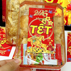 Cá Bống Tẩm Gia Vị 150g Miếng - Hộp Chữ Nhật Nhỏ Hộp Quà Tết 2026 - CBTGVM150GHCNN