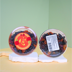 Nho Khô Chile 3 Màu 230g - Hộp Tròn Nhỏ Hộp Quà Tết 2026 - NKC3MHTN230G