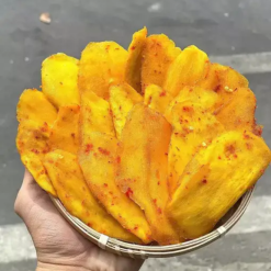 Xoài Sấy Dẻo Muối Ớt 230g Hộp Tròn Nhỏ Hộp Quà Tết 2026 - XSDMOHTN230G