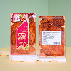 Khô Bò Miếng 400g Hộp Chữ Nhật Lớn Hộp Quà Tết 2026 - KBMHCNL400G