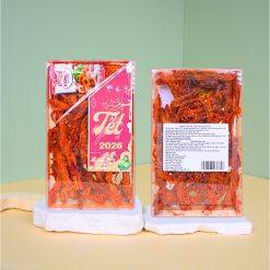 Khô Bò Xé Sợi 400g Hộp Chữ Nhật Lớn Hộp Quà Tết 2026 Khô Bò Xé Sợi 400g Hộp Chữ Nhật Lớn Hộp Quà Tết 2026 - KBXSHCNL400G