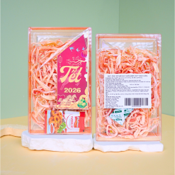 Mực Sợi Hấp Dẫn 300g Hộp Chữ Nhật Lớn Hộp Quà Tết 2026 - MXSHCNL300G