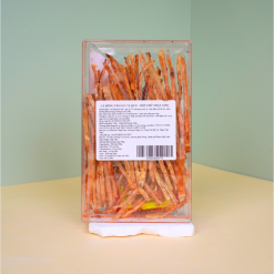 Cá Bống Tẩm Gia Vị Que 300g - Hộp Chữ Nhật Lớn Hộp Quà Tết 2026 - CBTVQHCNL300G