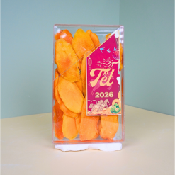 Xoài Sấy Dẻo Nguyên Vị 500g - Hộp Chữ Nhật Lớn Hộp Quà Tết 2026 - XSDHCN500G