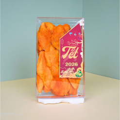 Xoài Sấy Dẻo Muối Ớt Thơm Ngon 500g Hộp Quà Tết 2026 - XSDMO500G