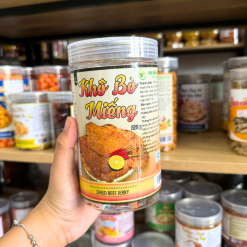 Khô Bò Miếng 250g Hũ Pet Thơm Ngon - KBMHP250G