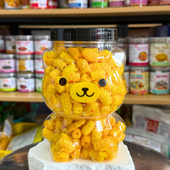 Nui Vàng Chiên Tỏi Ớt Đậm Vị 330g - Hũ Gấu Lớn - NVCTOHGL330G