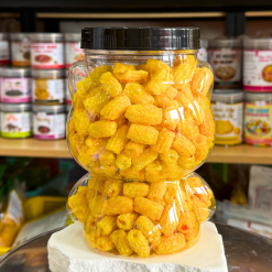 Nui Vàng Chiên Tỏi Ớt Đậm Vị 330g - Hũ Gấu Lớn - NVCTOHGL330G