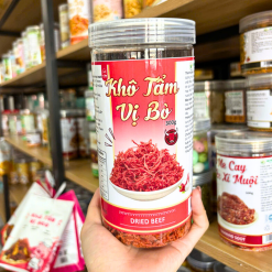 Khô Tẩm Vị Bò 300g Hộp Pet Thơm Ngon - KTVBHP300G