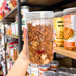 Khô Tẩm Vị Heo 250g Hộp Pet Thơm Ngon - KTVHHP250G