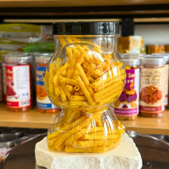 Snack Hương Khoai Tây Ống Vàng Thơm Ngon 200g - Hũ Gấu Lớn - SHKTOVHGL200G