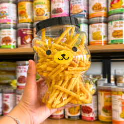 Snack Hương Khoai Tây Ống Vàng Thơm Ngon 200g - Hũ Gấu Lớn - SHKTOVHGL200G