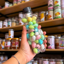 Kẹo Socola Trứng 200g - Chai Gấu Nhỏ - KTSCGN200G