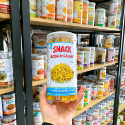 Snack Hương Khoai Tây Ống Vàng Thơm Ngon 200g - Hộp Pet - SHKT