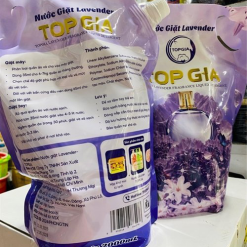 Set 2 túi nước giặt topgia hương Lavender 2000ml( 2 túi tổng 4000ml) - NUOCGIATTOPGIATIM