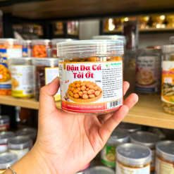 Đậu Da Cá Tỏi Ớt Mini Thơm Ngon 200g - Hộp Pet - DDCTOMHP200G