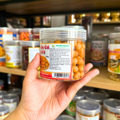 Đậu Da Cá Tỏi Ớt Mini Thơm Ngon 200g - Hộp Pet - DDCTOMHP200G