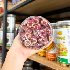 Bánh Tai Heo Mix 3 Vị Caramel, Khoai Môn, Trà Xanh 350g Thơm Ngon - Hũ Pet - BTHM3VHP350G